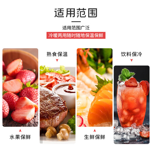 有质 保温袋 铝箔加厚 一次性户外食品保冷冰袋锡纸隔热袋 小号10个装