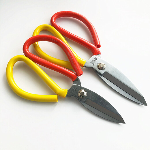 Manulife Star-Schere, Manulife Star-Haushaltsschere, P02, rostfrei, rostfrei, Manganstahl, Yongdeli-Industrieleder, Gummi, Kunststoff, Manulife Star, rostfrei, großer Kopf, Schere Nr. 1