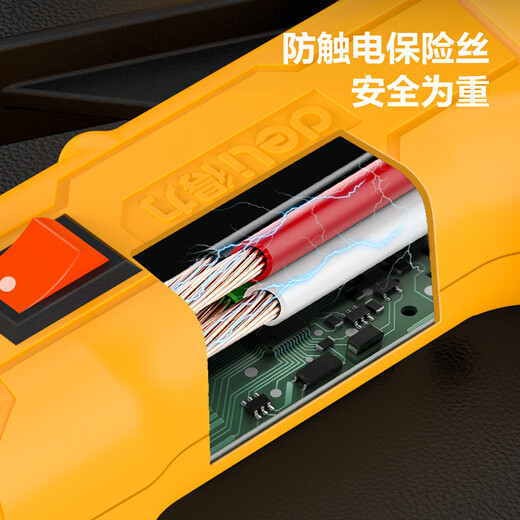 Deli hot melt glue gun household handmade DIY hot melt gun constant temperature glue gun with 10 hot melt glue sticks