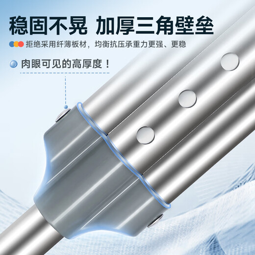 GUANAI medical axillary crutch fracture crutch underarm single crutch rehabilitation walker walking auxiliary anti-slip adjustable thickened M crutch