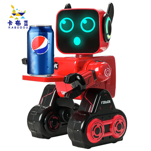 
Kabudou's new remote control robot can intelligently communicate with children's programming Early education girls electric toys boys birthday gift K3 classic version - white [two batteries]