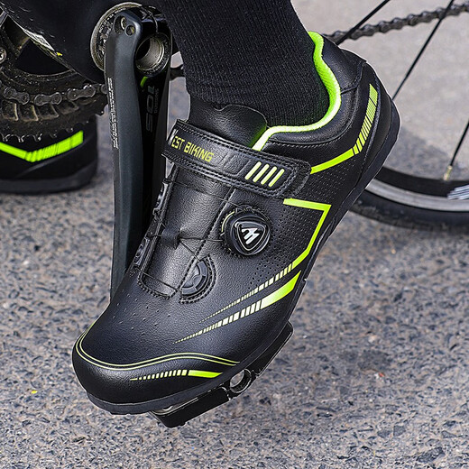 WestBiking cycling shoes for men and women, non-locking mountain bike cycling shoes, non-locking cycling shoes, outdoor sports shoes [non-locking cycling shoes] white 40
