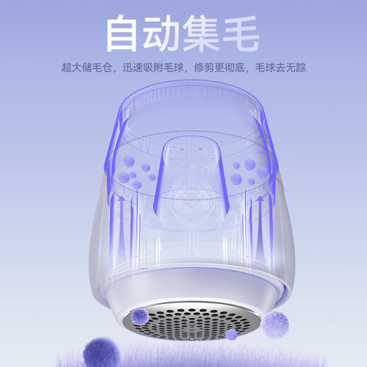 Panasonic hair ball trimmer, automatic hair collection, long battery life, wireless rechargeable hair ball remover, must-have small size for home use in autumn and winter, group purchase gift NI-LR002-V