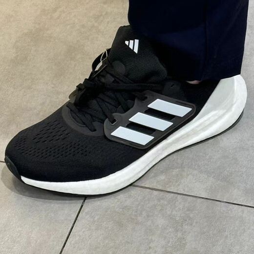 阿迪达斯 （adidas）pureboost男女低帮百搭防滑耐磨休闲运动鞋IF4839官方旗舰正品 IF2379_白绿 40
