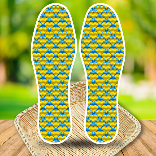 
Insole Cross Stitch Self-Embroidery Belt Needle and Thread 2024 New Pure Handmade Embroidery Belt Needle and Thread Not Fading Half Light Gray 686 Peaceful 35