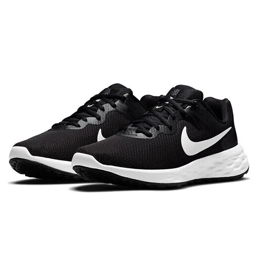 耐克NIKE跑步鞋男缓震透气REVOLUTION 6运动鞋DC3728-003黑白42