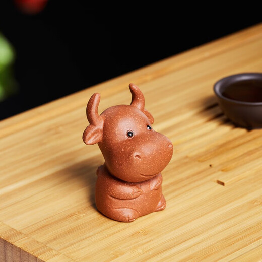 Zun Pot Zisha Tea Pet Cute Cow Treasure Boutique Can Keep Tea Set Accessories Tea Ceremony Tea Table Ornaments Tea Pet Cute Cow