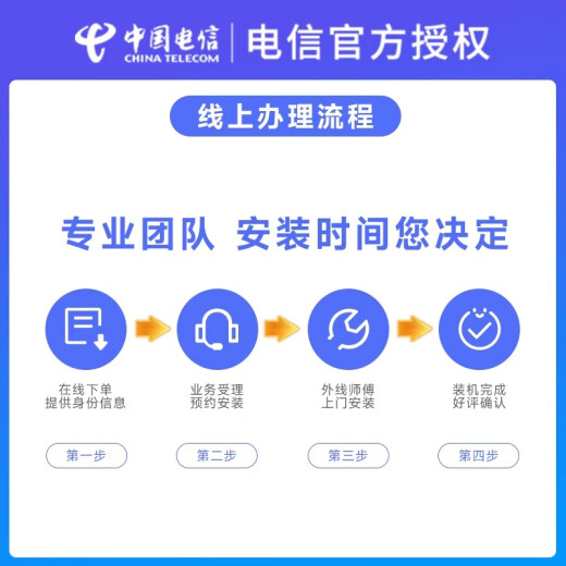 
China Telecom Shanghai Telecom is a low-cost annual single broadband fast door-to-door installation of non-Mobile Unicom Shanghai Telecom single broadband 500M annual package = 1049 yuan