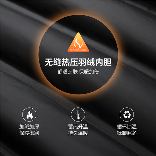 Dances with Wolves Goose Down Liner Detachable Hooded Jacket Men's 2025 Autumn and Winter New Windproof and Warm Locking Jacket 1049 Navy Blue 101 L (175)