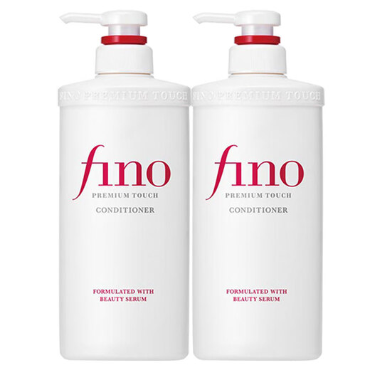 FINO Vitiligo Beauty Liquid Conditioner 550ml*2 Hair Mask-grade Nourishing Moisturizing Milk Perming and Smoothing