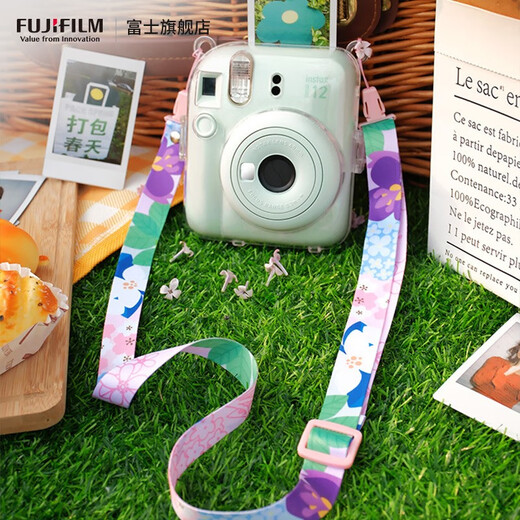 Fuji Fuji FUJIFILM instax mini7+ 11 12 Polaroid crystal case protective case mini12 crystal case protective case official standard