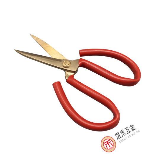 FHJQB explosion-proof tools explosion-proof scissors copper scissors explosion-proof craft scissors copper iron scissors copper alloy cloth scissors aluminum bronze 200mm 8 inches