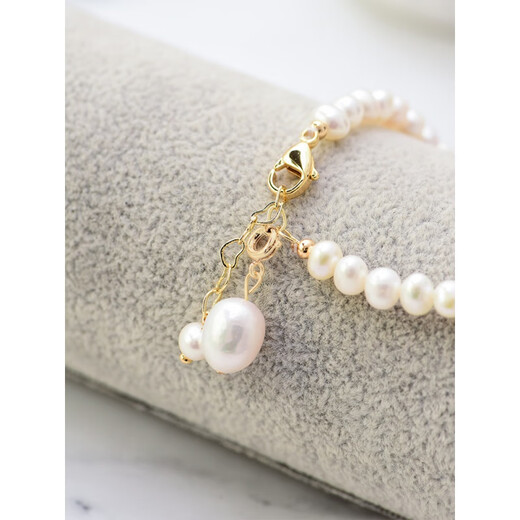 Feng Yan Pearl Pendant Single Bead S925 Silver Gram Bracelet Small Drop DIY Necklace Buckle Bracelet Pendant Lock 925 1230# Water Drop - Baibei
