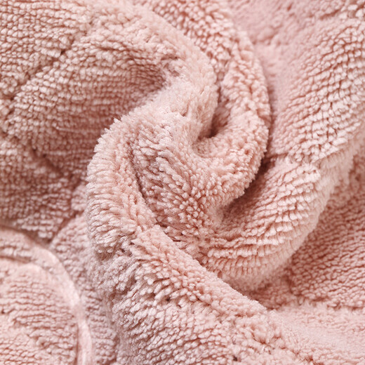 Camellia hanging hand towel, thickened small towel, absorbent, quick-drying, not easy to shed, kitchen and bathroom multi-purpose hand towel, 4 pieces (dark blue + pink)