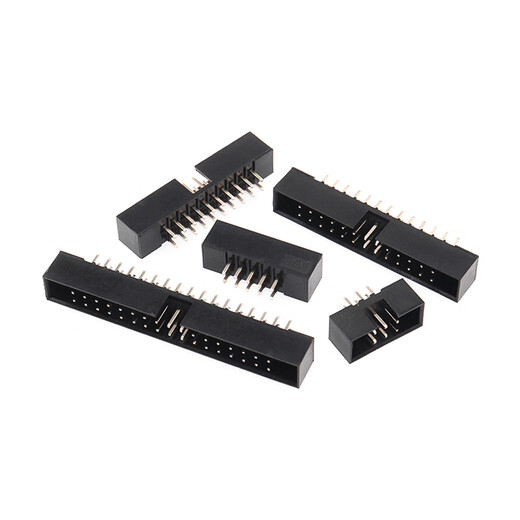 Suitable for 2MM simple horn seat 2.0 straight JTAG cable socket IDC3-6p8p10p16p20p40 connected simple horn 2mm straight 6P (10 pieces)