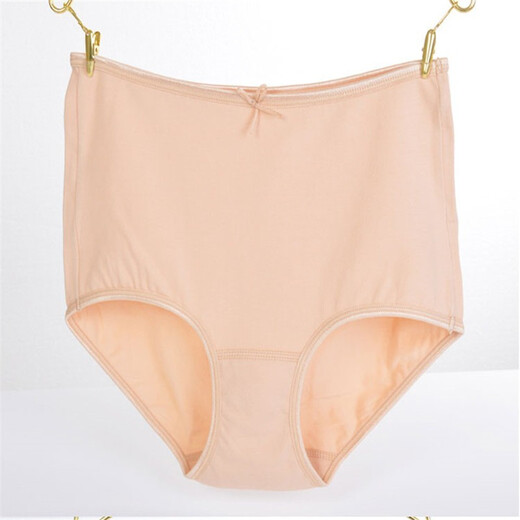 Butterfly anfen 4 paires sous-vêtements, coton dame sucrée, raccourci de dentelle de fermeture à la taille haute, 13118 975 Purple + Jaune + Couleur de peau XL (2 pieds 2-2 pieds 4)