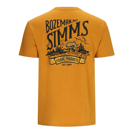 
SIMMS new short-sleeved T-shirt spring and summer breathable and comfortable boys' fashion Luya outdoor fishing suit soft and comfortable quick-drying PG-14098 short-sleeved T-shirt yellow M