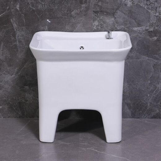 Lefit (lfte) bathroom ceramic mop pool balcony mop trough household Taiwan-controlled large, medium and small mop basin courtyard mop pool 926 Taiwan-controlled drain delivery to home