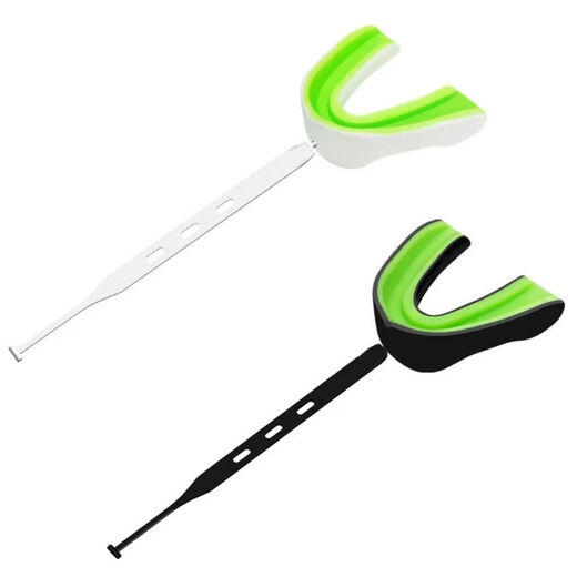 Gu Jianmu Boxen Muay Thai Taekwondo Kampf Sanda Schutzausrüstung Basketball Mundschutz Rugby Hosenträger mit Lanyard Eishockey Lila-Groß (10 Jahre und älter) 014B