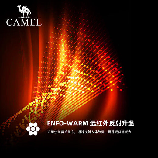 骆驼（CAMEL）【迪丽热巴同款】85绒冬季热能速暖羽绒服700蓬加厚欧若风面包服