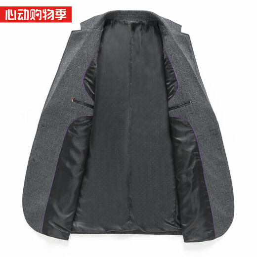 利朗同款春季男士常规款休闲西装外套春活力潮流 深灰色利郎（LILANZ） 2XL利郎（LILANZ）