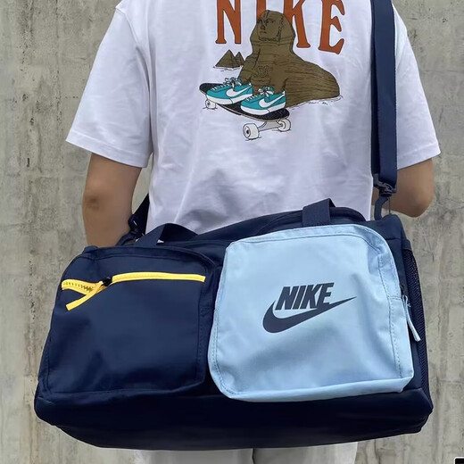 Nike-Handtasche Herrenbeutel Frauenbeutel Fitness Training Sporttasche Reisetasche Casual Bag Umhängetasche Ba6169-410/47*22*24 cm Misser