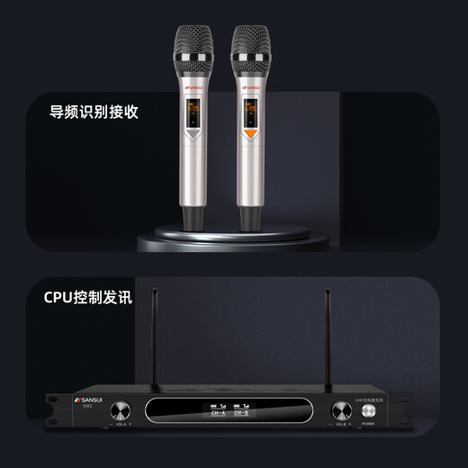 Shanshui (Sansui) F20 Home KTV Audio Set Home Karaoke Song Order Machine All-in-One Set Audio Karaoke Karaoke Jukebox Home Theatre Singing Home Full Set Audio 2 * Double 10 pouces + amplificateur haute puissance + 20 pouces 2t Machine de commande de chanson 2T
