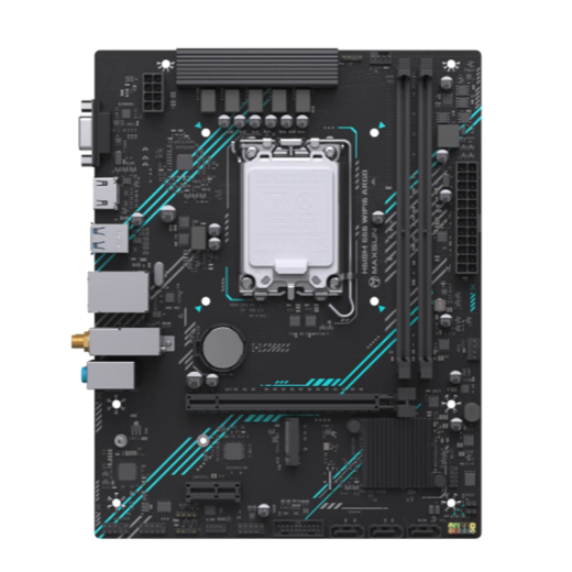 Intel (Intel) 12th Generation Core CPU Processor Mingxuan H610 Placa base CPU Board U Set H610M 666 WiFi6 Argb D4 I3-12100 Box