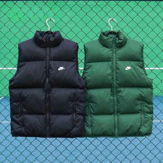 Nike (Nike) Autumn and Winter New Men's Sports and Casual Stand Collar Warm Singlevess Jacket Vest FB7374-010 FB7374-323 S