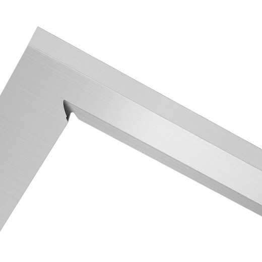 Three-quantity high-precision stainless steel right-angle ruler 50-300mm knife-edge square ruler 90-degree angle ruler knife-edge turning ruler JD418 160*100mm