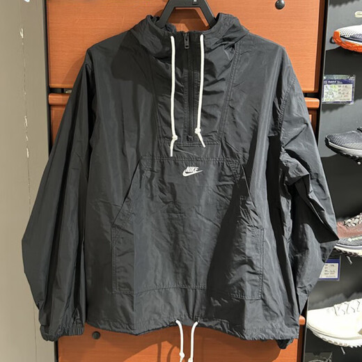 耐克夹克男装 夏季新款户外茄克健身跑步运动服连帽休闲外套 FN3893-010 L