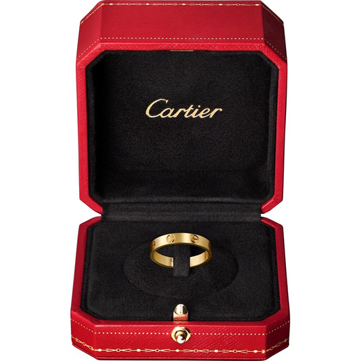 Cartier Cartier Ring Couple Men and Women Same Style 3.6mmLOVE Wedding Ring Wedding Ring Multiple Sizes Optional Chinese Valentine's Day Gift B4085000 18K Gold 50