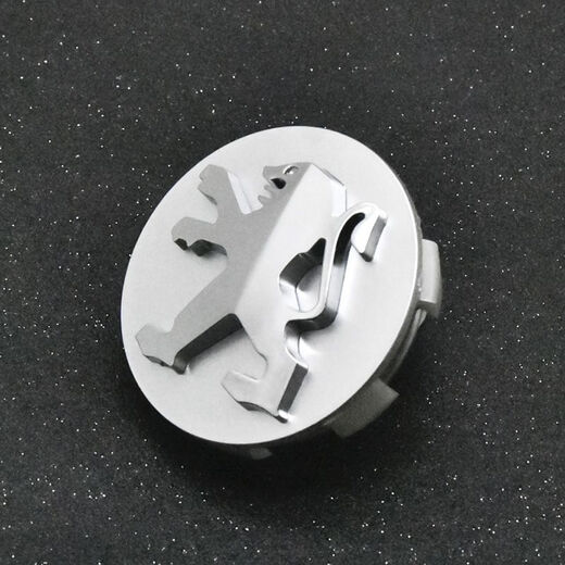 Dongfeng Peugeot hub cap 307 308 408 508 3008 4008 5008 logo tire center cover standard accessories silver [flat standard] 1 piece