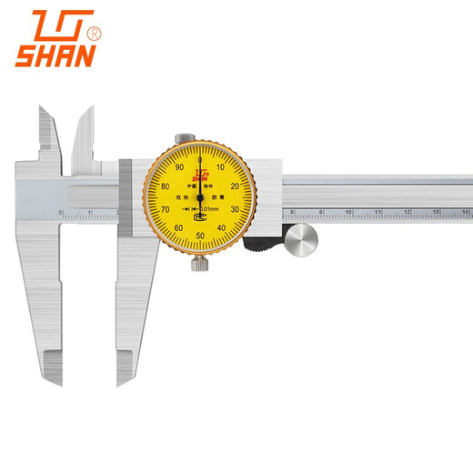 Guilin Guilin meter caliper 0-150-200mm stainless steel vernier high-precision representative industrial oil meter caliper GL046 0-200mm 0.01