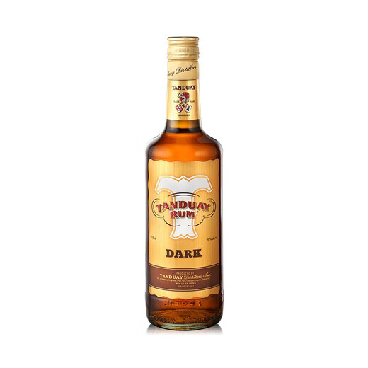 坦盾朗姆酒TANDUAYRUM洋酒烘焙白朗姆酒mojito莫吉托基酒调酒丹怀酒厂 黑朗姆酒 750mL 1瓶 40%vol
