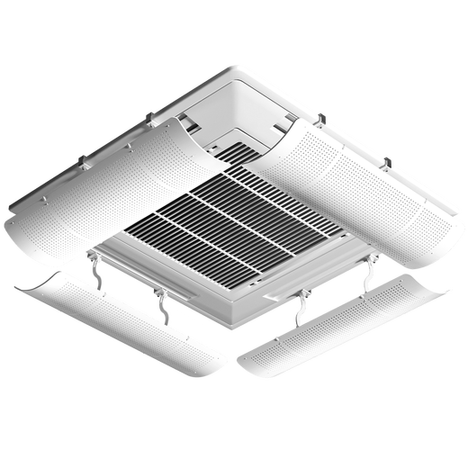 Little Queen central air conditioner windshield ceiling machine anti-direct blow air conditioner block cold wind shield ceiling flower machine office general ceiling ceiling machine baffle 55cm *1 pack