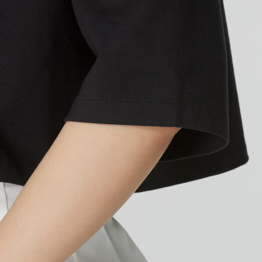 
Adidas official women's short-sleeved 25 summer new sportswear running body clothes cotton breathable casual round neck T-shirt IT9887/black/short/pure cotton skin-friendly S [160 recommended weight 95-110Jin [Jin equals 0.5 kg]]