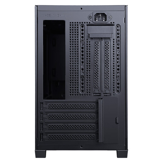 先马（SAMA）趣造air黑色 游戏办公桌面主机小机箱 三面网孔散热/易拆结构/支持matx主板ATX电源/双U3/顶部防尘