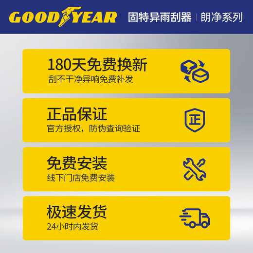 固特异（Goodyear）雨刮器适用19新款22宝马7系730七系740胶条750li无骨21雨刷