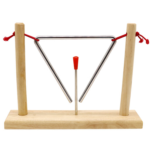 
Xingbeixiang Triangle Iron Musical Instrument Children's Primary School Students Kindergarten Professional Percussion Instrument Orf Triangle Bell Thickened Triangle Iron 4 inches (side length 10cm)