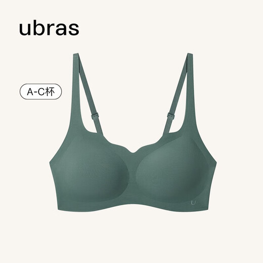 Uras unsize spray neck bra with side breasts underwear for women without traces, small breasts gathering bra without steel ring bra walnut (Maillard color)-back hook, one size (100-130Jin[Jin equals 0.5 kg])