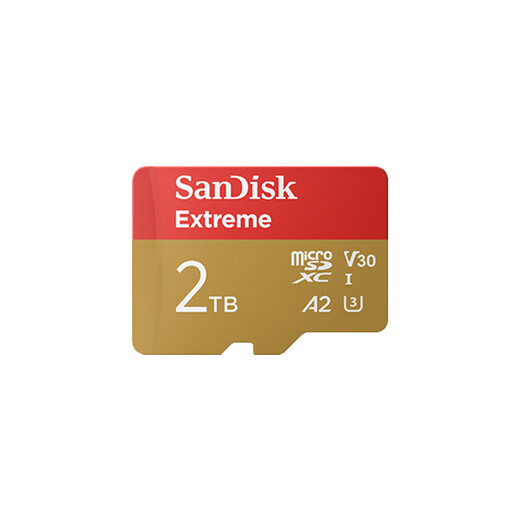 SanDisk 2 TB TF (MicroSD) Speicherkarte 5K/4K A2 V30 U3 Fahrkamera Actionkamera Drohne Überwachung Speicherkarte Lesen 240 MB/s Schreiben 140 MB/s