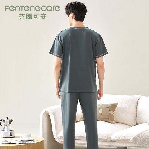Fentengcare Pajamas para hombres Pantalones de manga corta de verano para hombres Pajamas casuales ropa de casilla puede desgastar el traje Q3