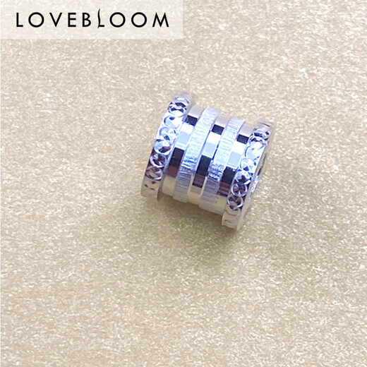 Blooming love (LOVEBLOOM) platinum small waist pendant PT950 necklace pendant gold pendant platinum transfer bead platinum clavicle chain gold necklace small waist pendant about 2.5 grams with silver chain
