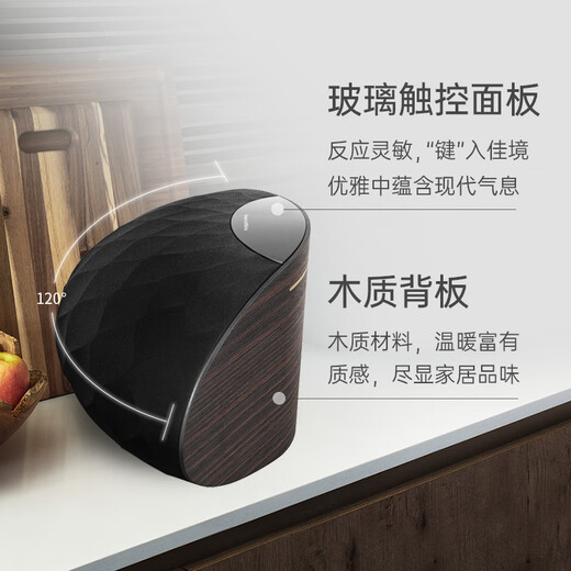 Baohua Wei Jian Formation Wedge state subsidy wireless HIFI Bluetooth speaker B&W high-quality home active audio high-fidelity lantern New Year gift black