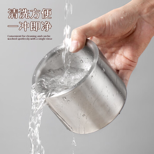 Baijie garlic pounder garlic mashed jar manual garlic press garlic mortar pound 304 stainless steel grinder liter grinder liter