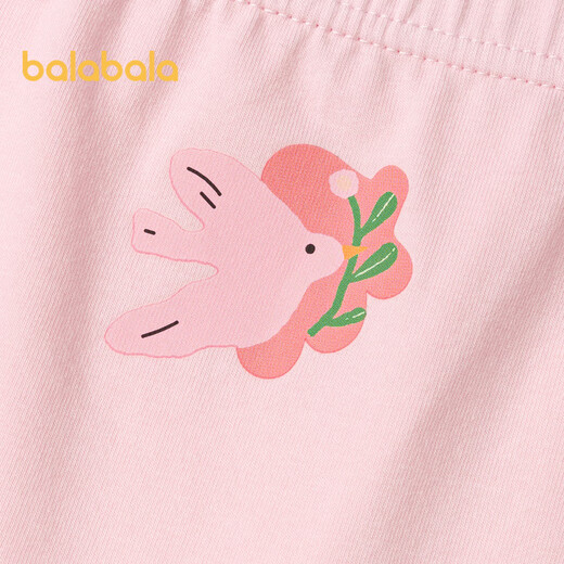 Balabala girls underwear cotton type A children's boxer shorts children's PP boxer briefs four-pack 209925170012