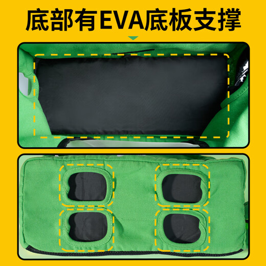 MamyPets猫包外出便携单肩斜挎包小型犬轻便透气可露头防挣脱大容量宠物包 斜挎包-绿色【可背可遛】