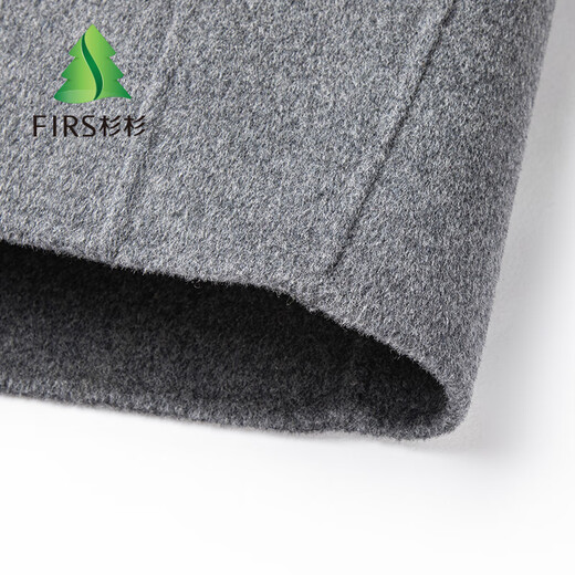 Shanshan wool double-sided woolen coat men's autumn and winter mid-length windbreaker jacket casual warm woolen coat top men's clothing