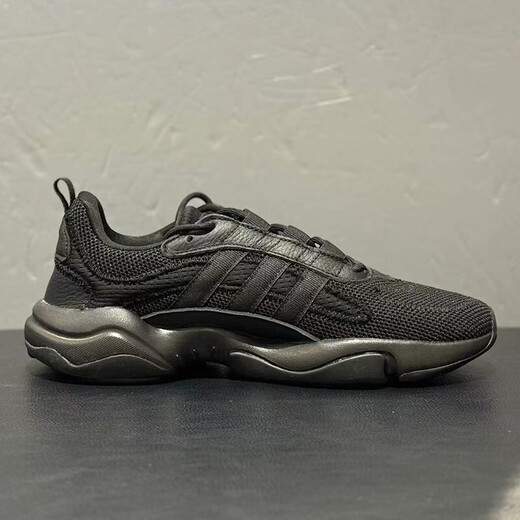 阿迪达斯 （adidas）三叶草男鞋女鞋夏季运动鞋网面透气跑步鞋复古老爹鞋休闲鞋JQ3927 JP8237/全黑 43